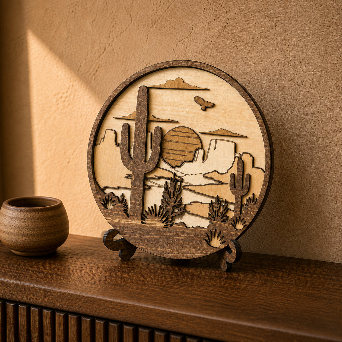 Desert Sunset Wall Art — view 1