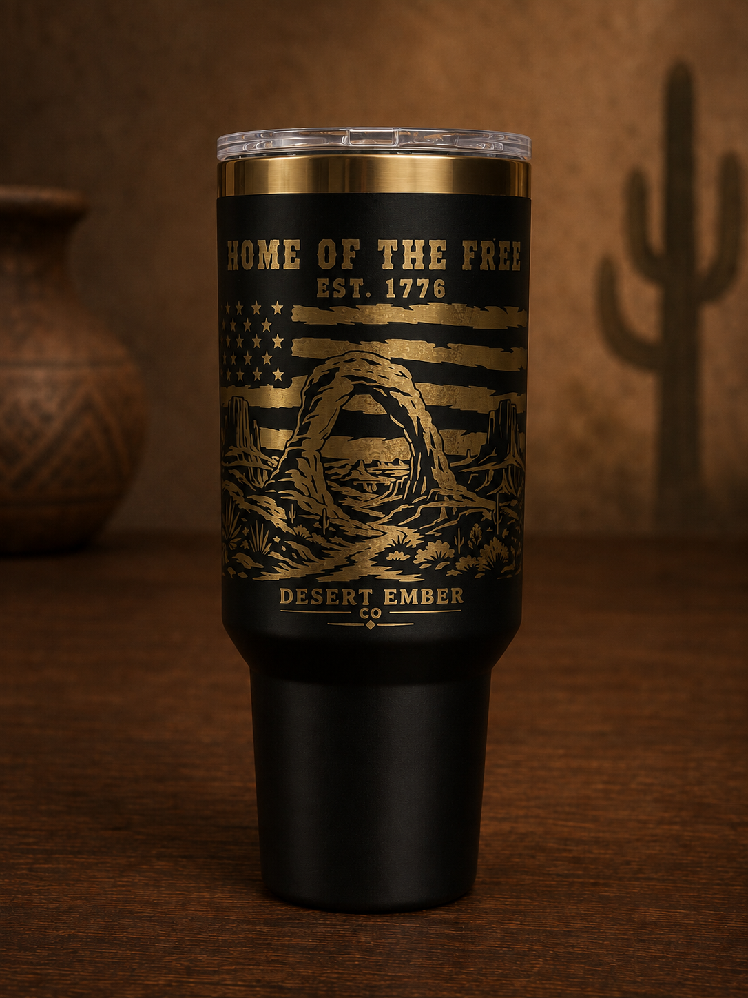 Home of the Free 40oz Tumbler — front