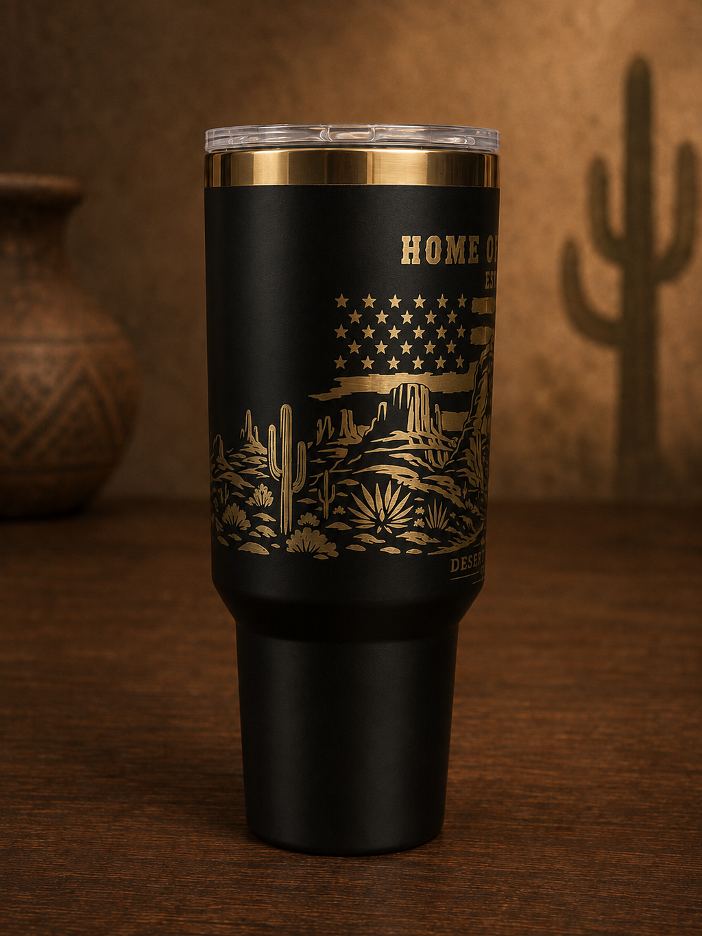 Home of the Free 40oz Tumbler — left side