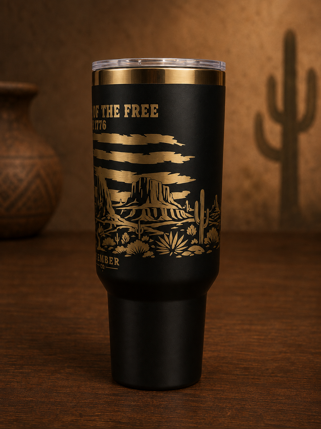 Home of the Free 40oz Tumbler — right side