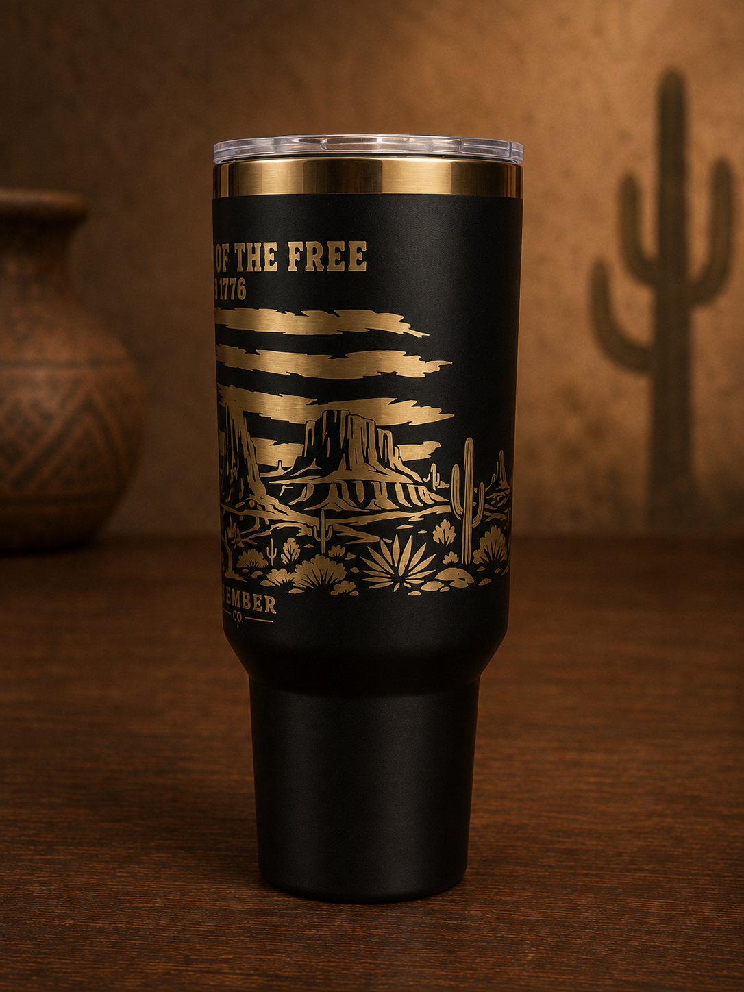 Home of the Free 40oz Tumbler — right side