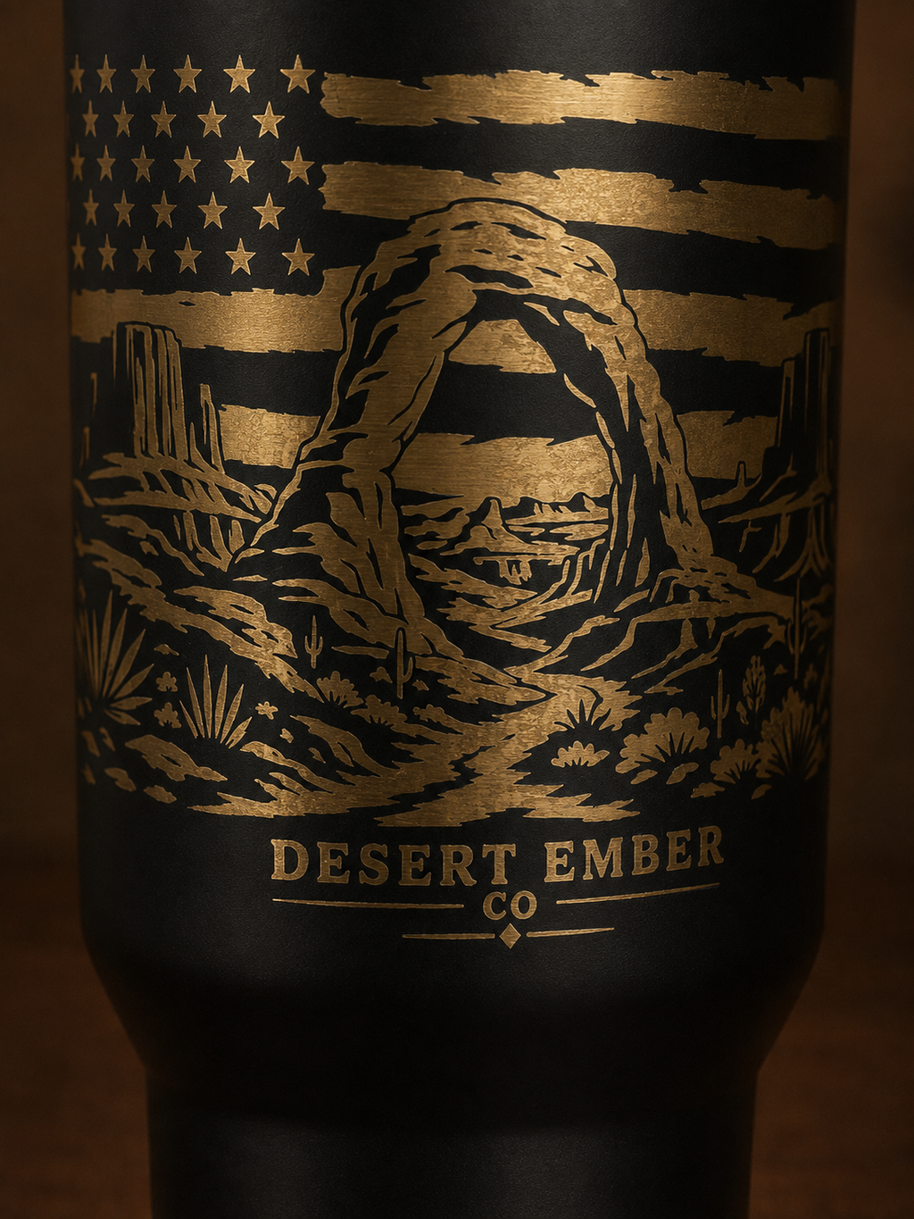 Home of the Free 40oz Tumbler — detail