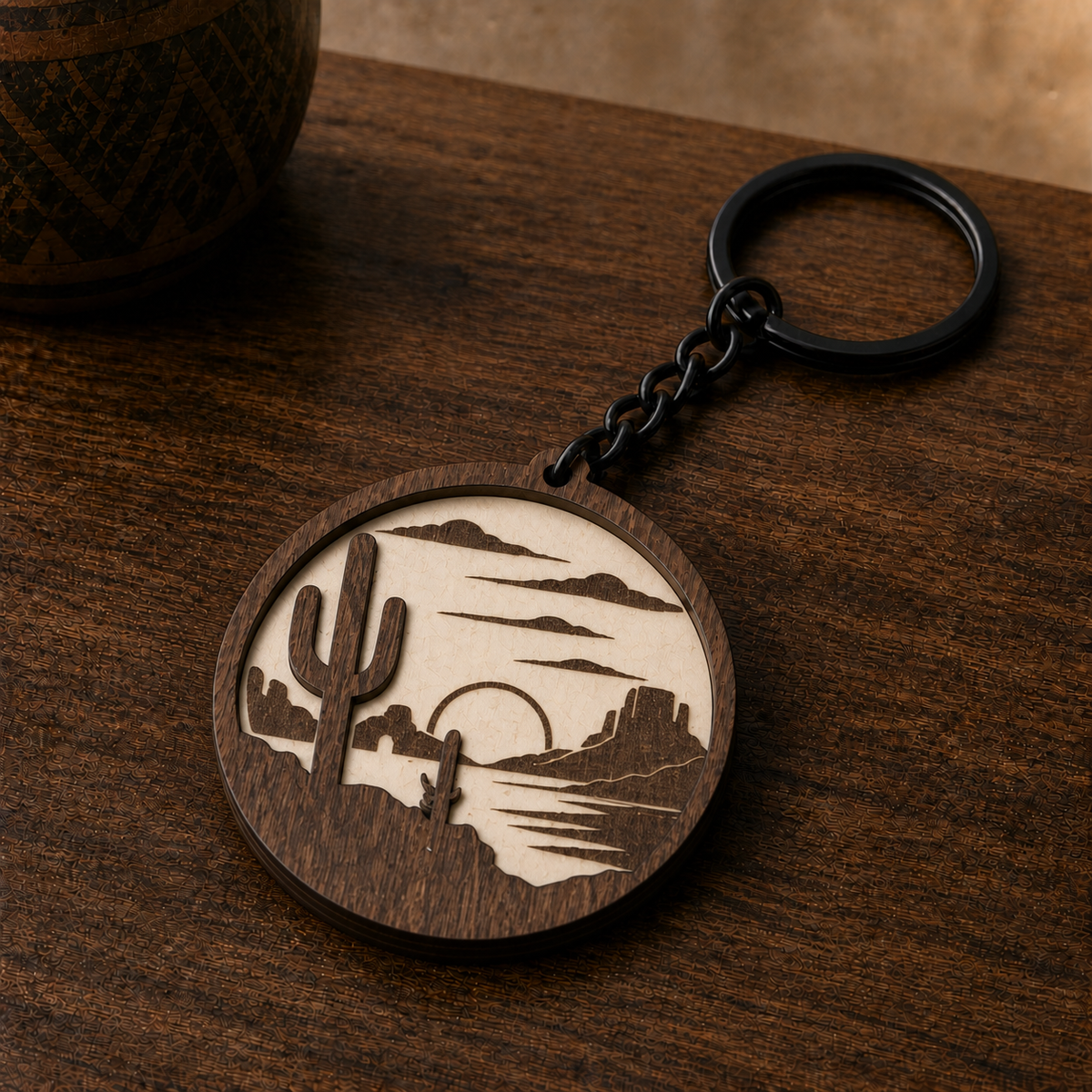 Sunset Keychain — view 1