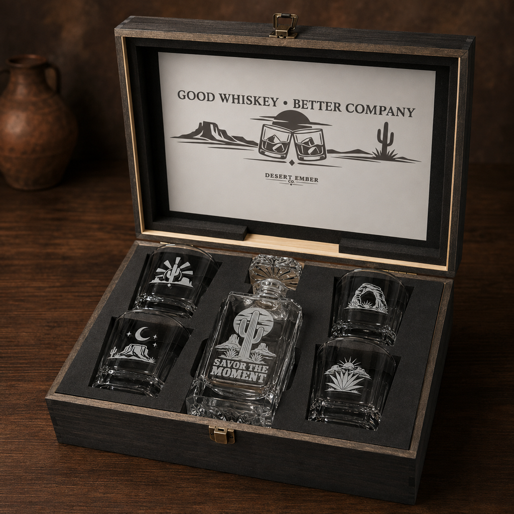 Premium Decanter Gift Set