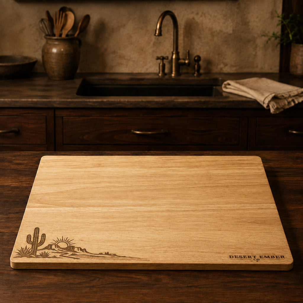 Desert Horizon Hardwood Serving Board