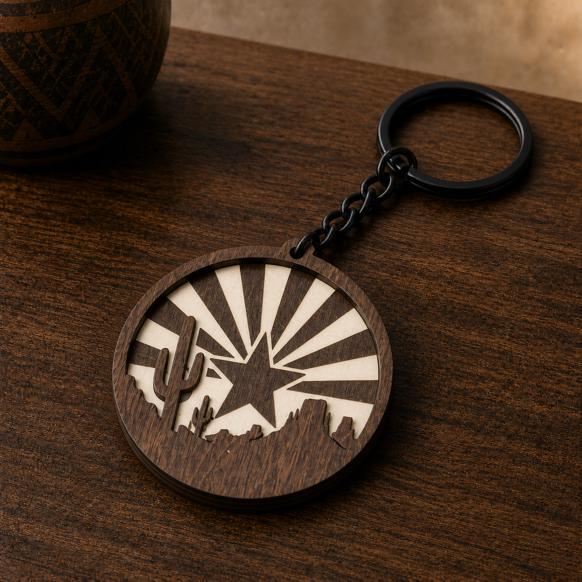 Premium Layered Keychain
