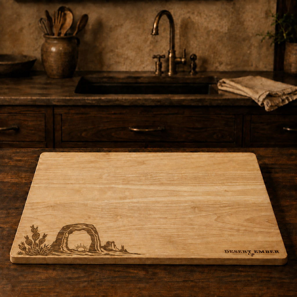 Desert Horizon Hardwood Serving Board — additional product view