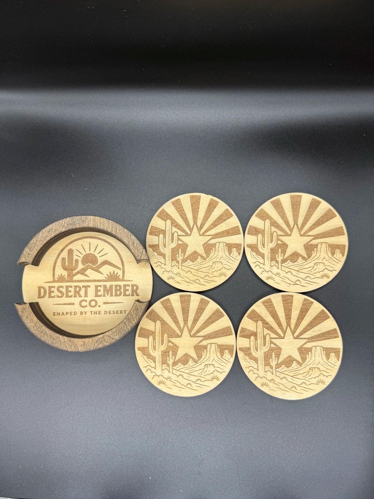 Coaster Set + Holder — additional product view